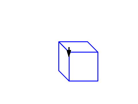 Orthographic cube.